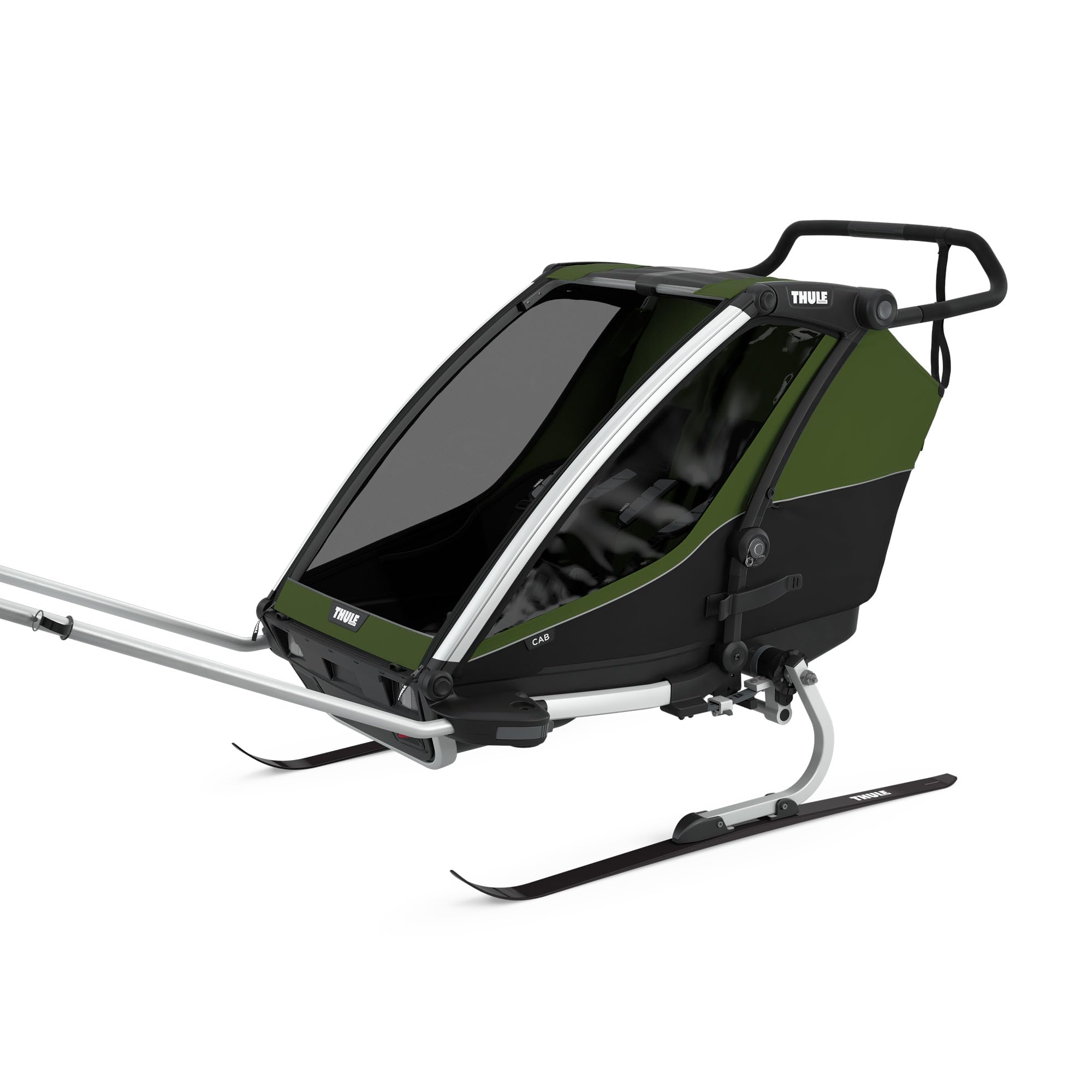 k*y様 スーリー・チャリオット・キャブ＜Thule Chariot Cab 2 Thule, Chariot Cab 2, Trailer/Stroller, Aluminium/Cypress Green